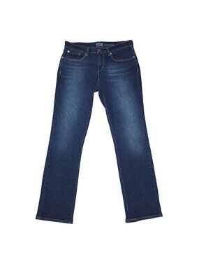Signature By Levi Strauss Gold Label Curvy Straight Jeans 12M W31 L32 Dark Wash